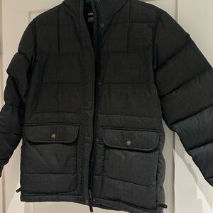 Men's Black Quilted Jacket Folsom